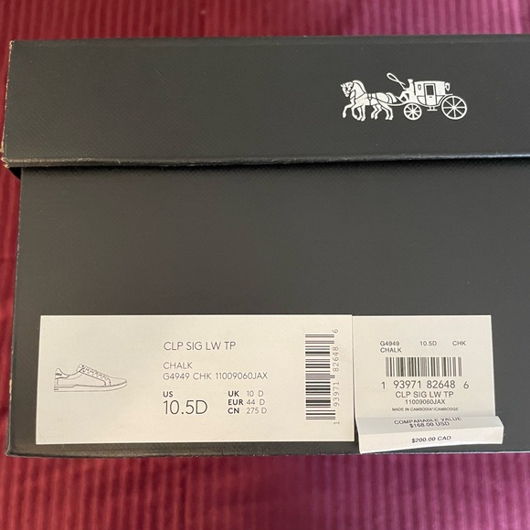 Coach White Sneakers with Soft Fabric and Low-Top Design - Picture 11 of 11